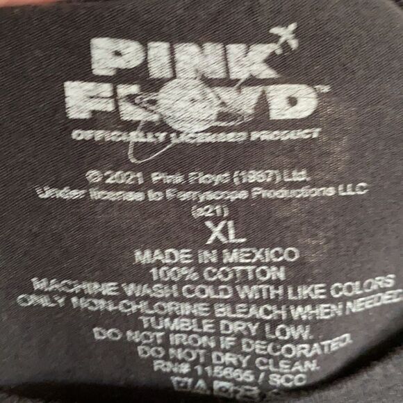Pink Floyd Faded Black The Dark Side Of The Moon Graphic Shirt - Picture 8 of 8